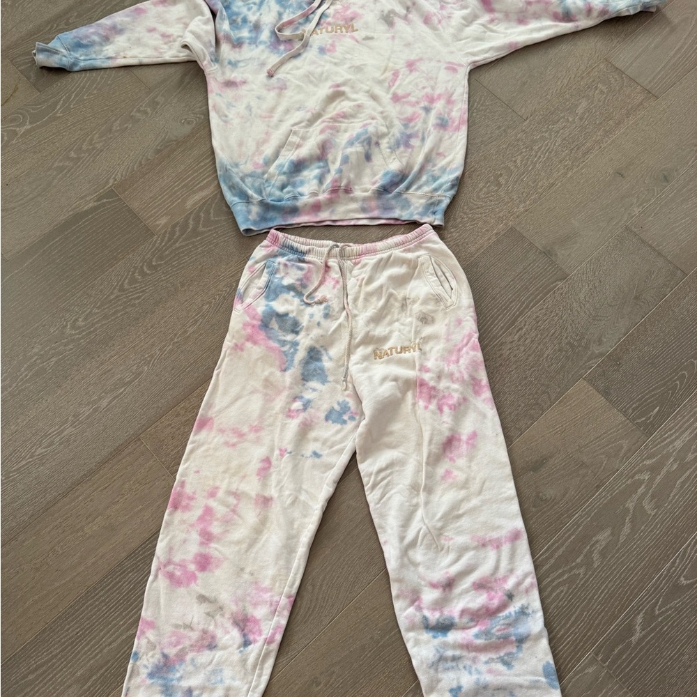 Tie-Dye Sweatshirt and Joggers Set